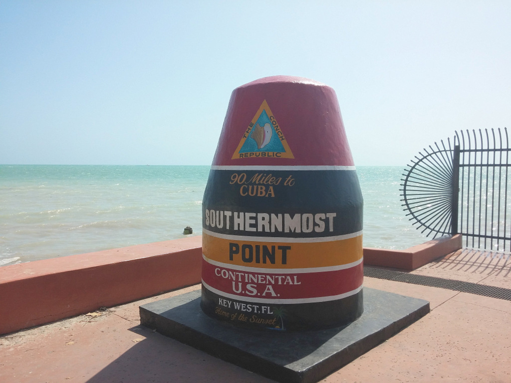 Der südlichste Punkt der USA in Key West.