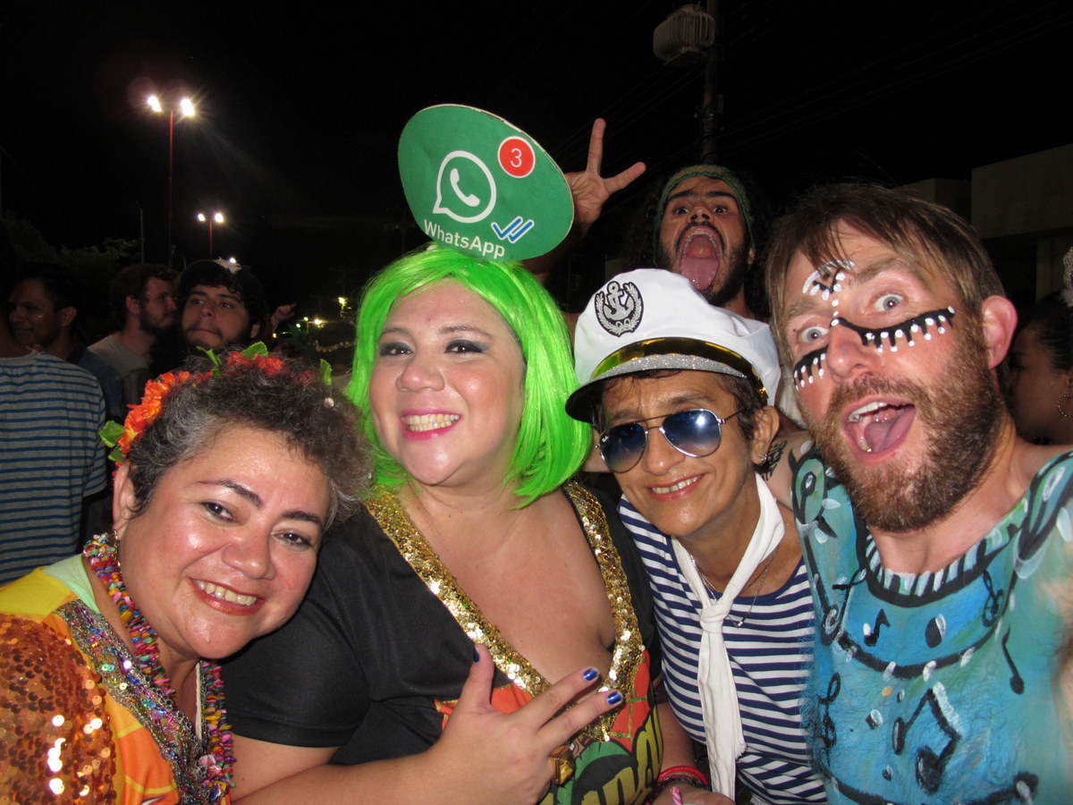 Der Karneval in Brasilien macht Spaß.