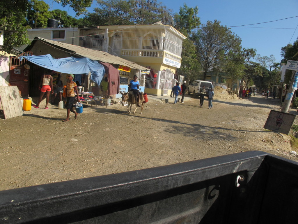 So sahen die ersten Kilometer in Haiti aus.