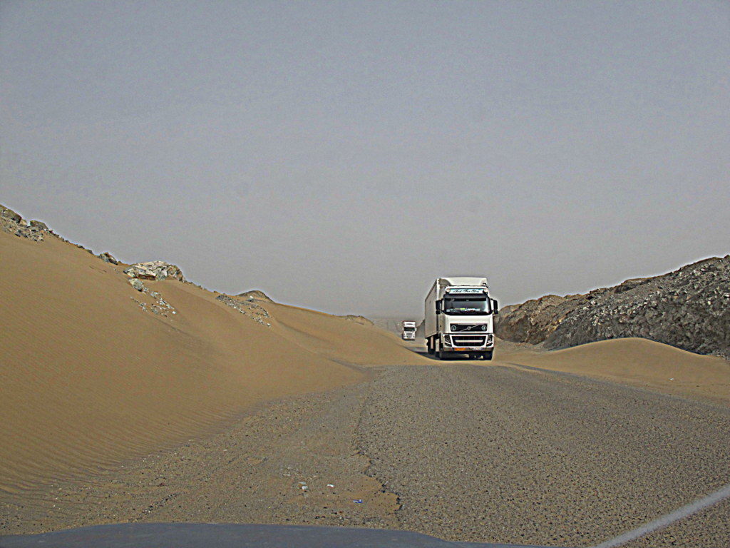 Sandige Straße Pakistan